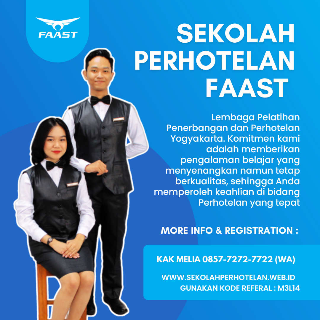 Biaya Sekolah Perhotelan FAAST Yogyakarta